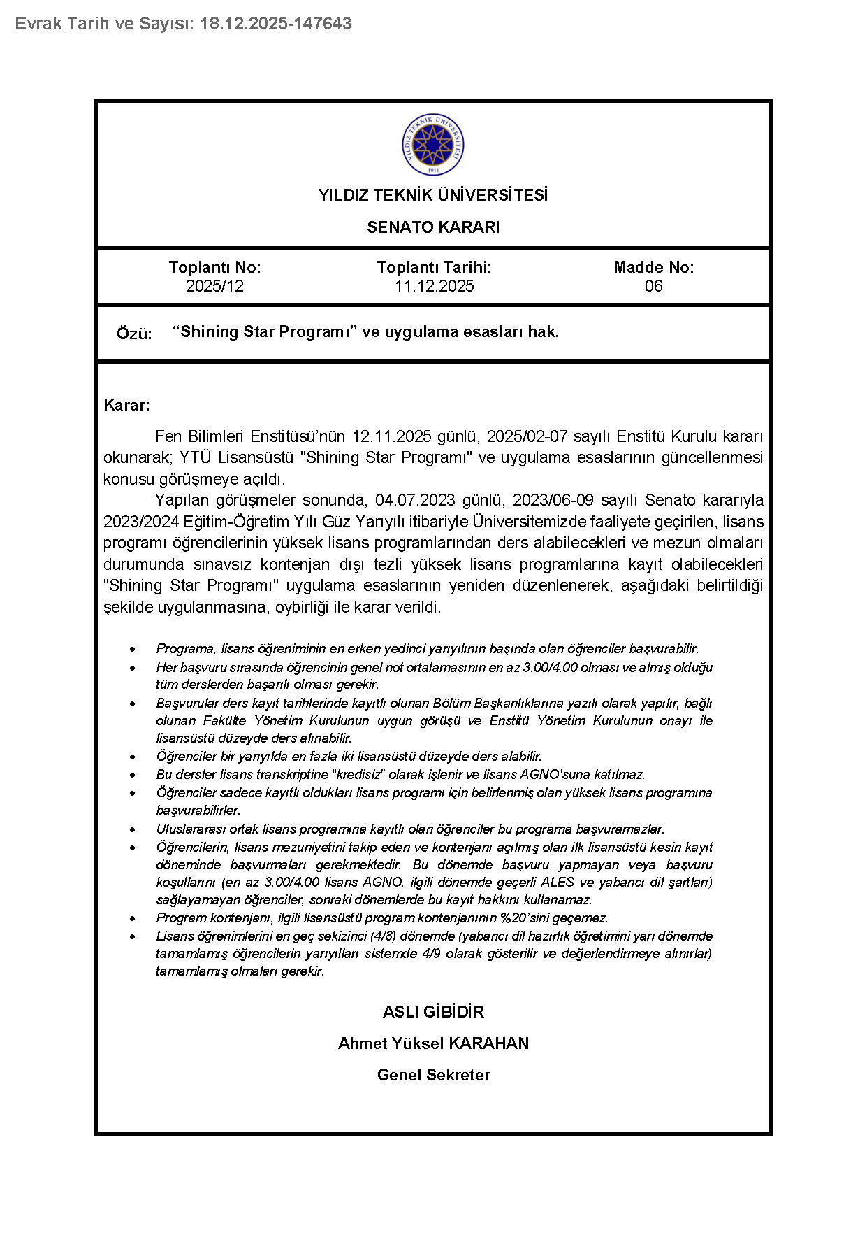 Shining Star Programı