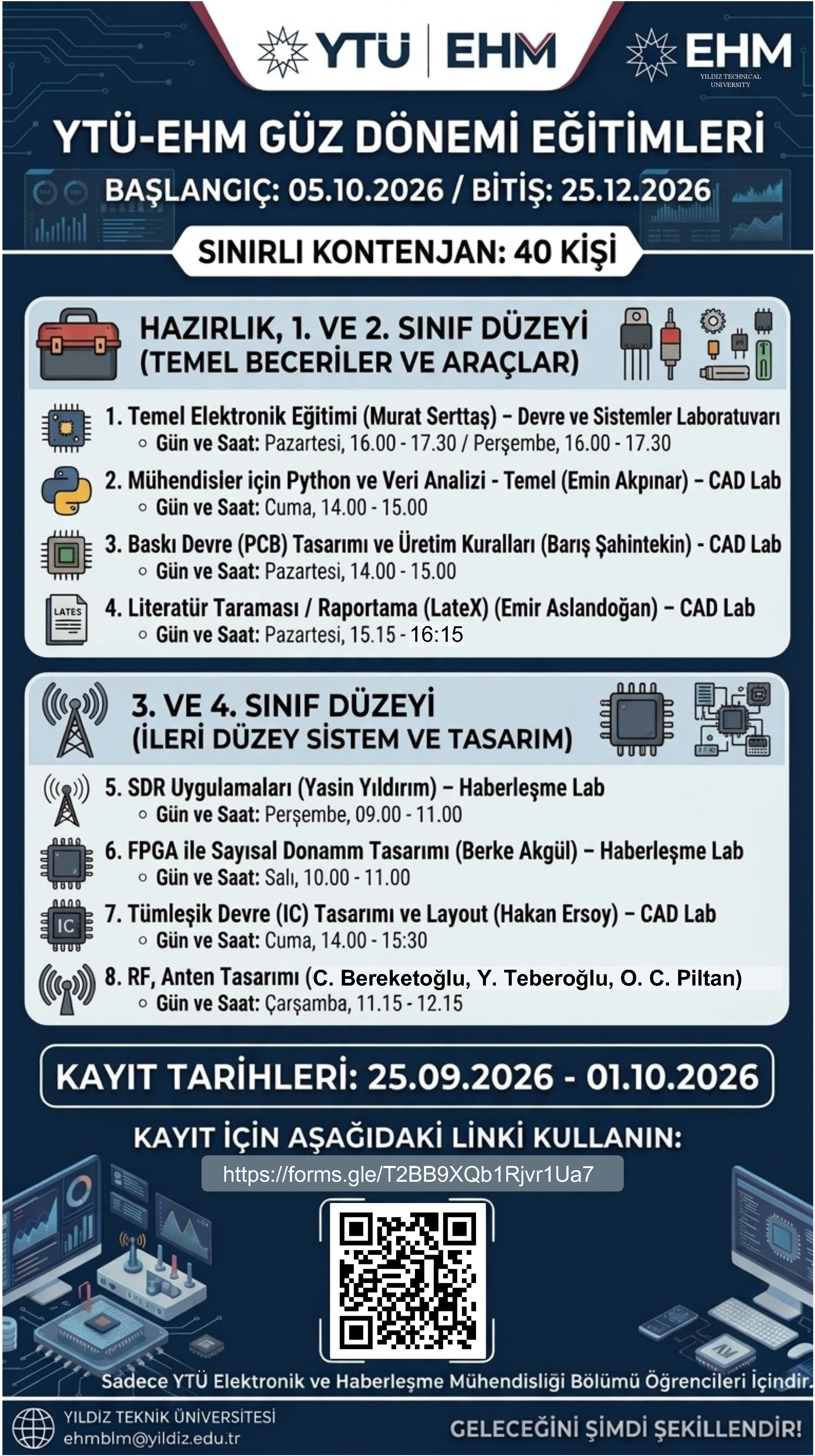 YTÜ_EHM Bölüm Eğitimleri-Broşür